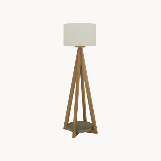 Vloerlamp Milos Linnen