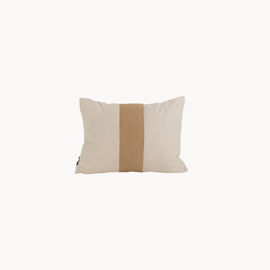 Kussen Malaga streep beige