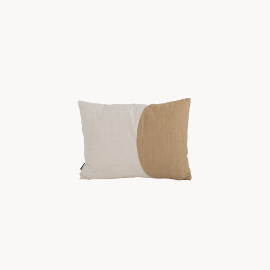 Kussen Malaga halve maan beige