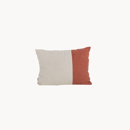 Kussen Malaga duo rood
