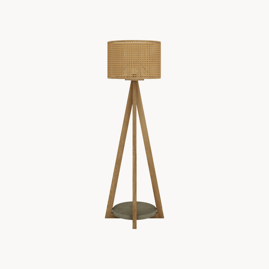 Vloerlamp Milos webbing
