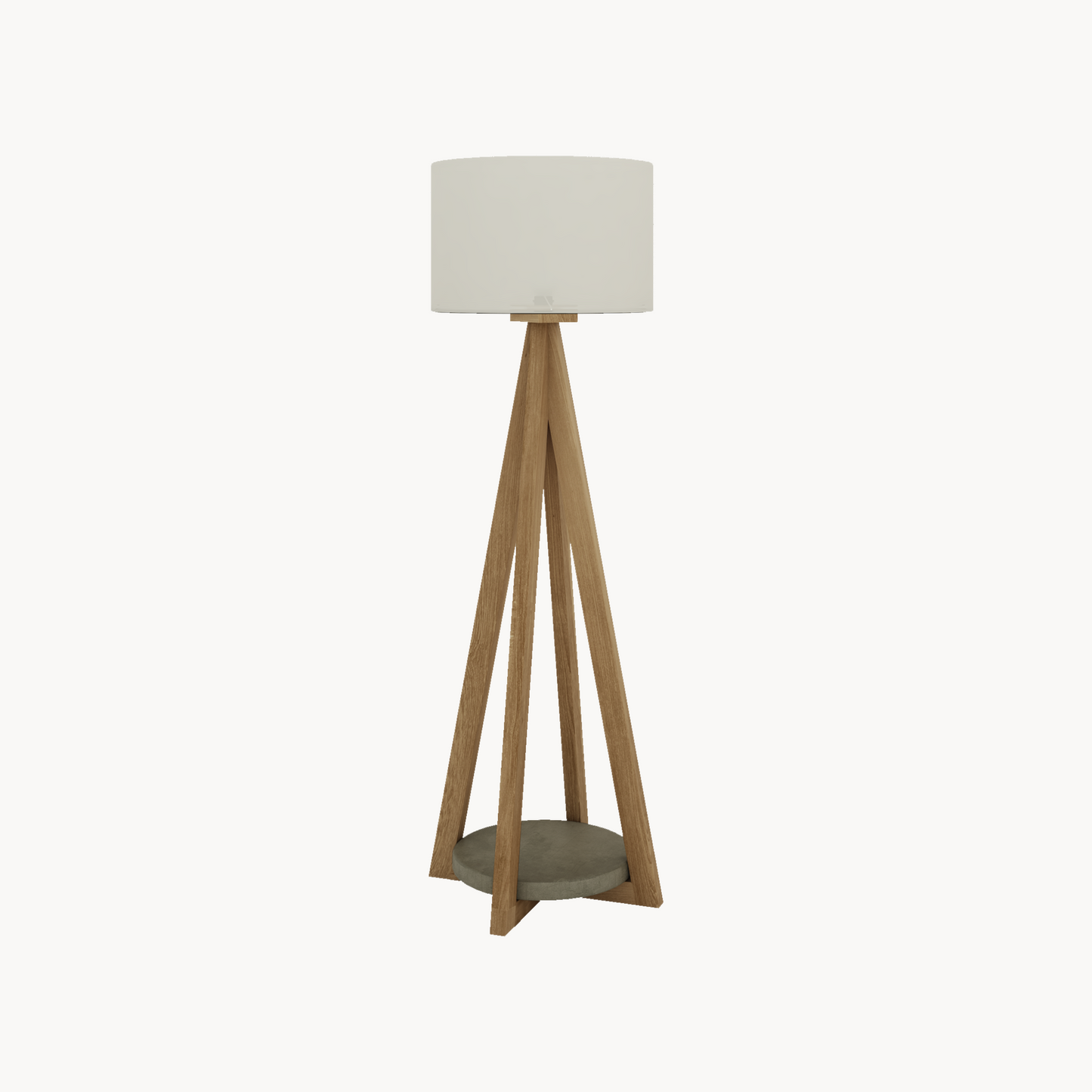 Vloerlamp Milos Linnen