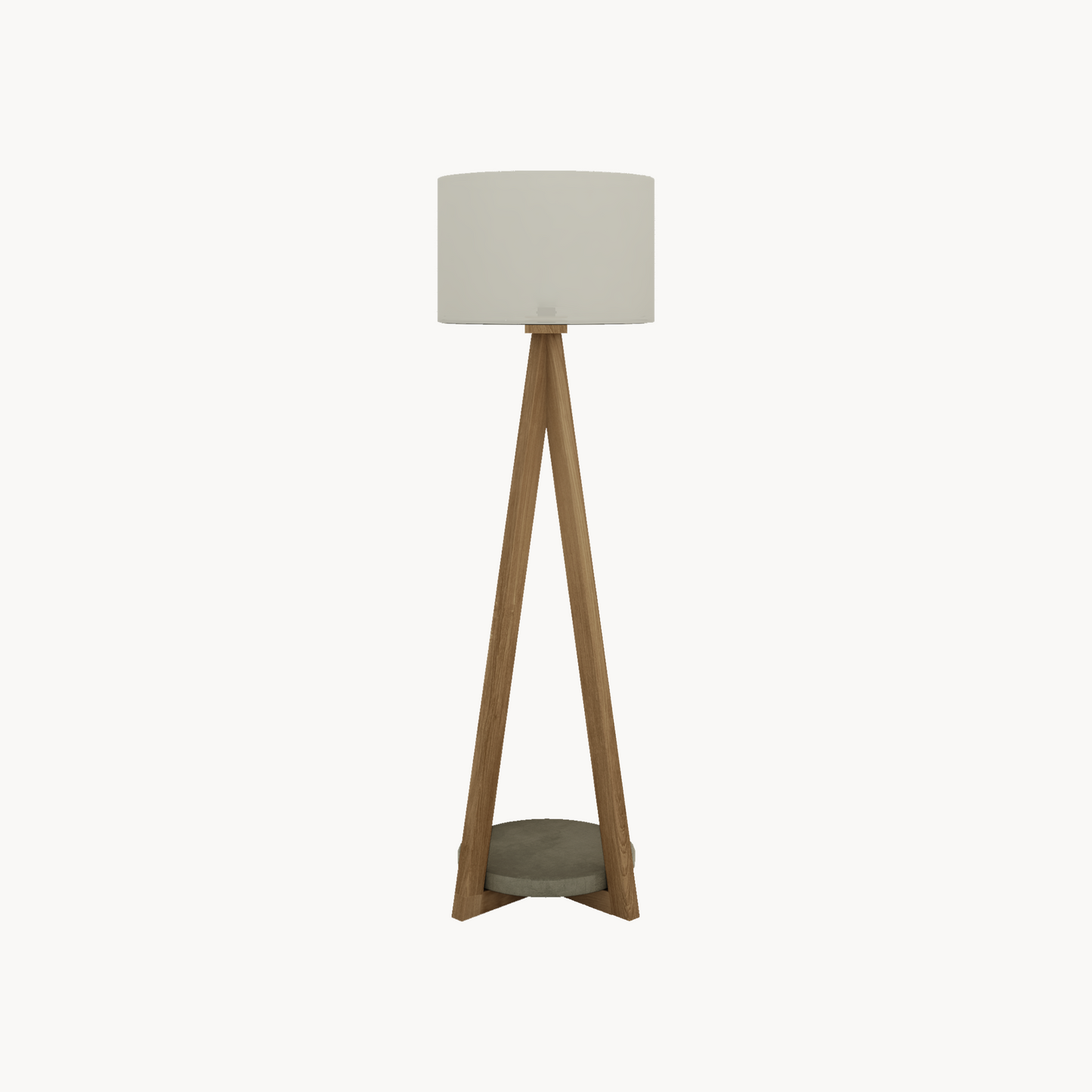 Vloerlamp Milos Linnen