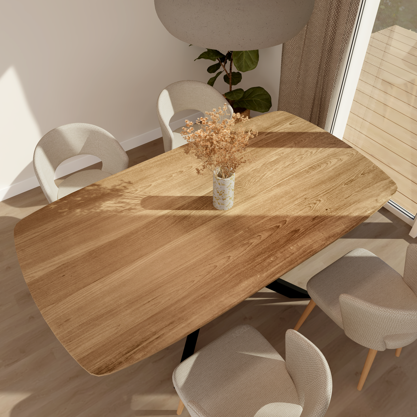 Eetkamertafel Brisbane ovaal