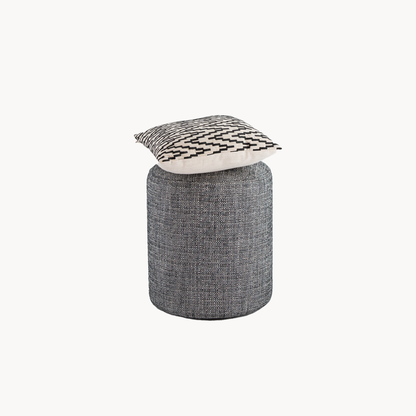 Coussin Tiago noir et blanc