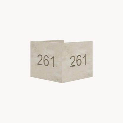 Huisnummerbox - Resin