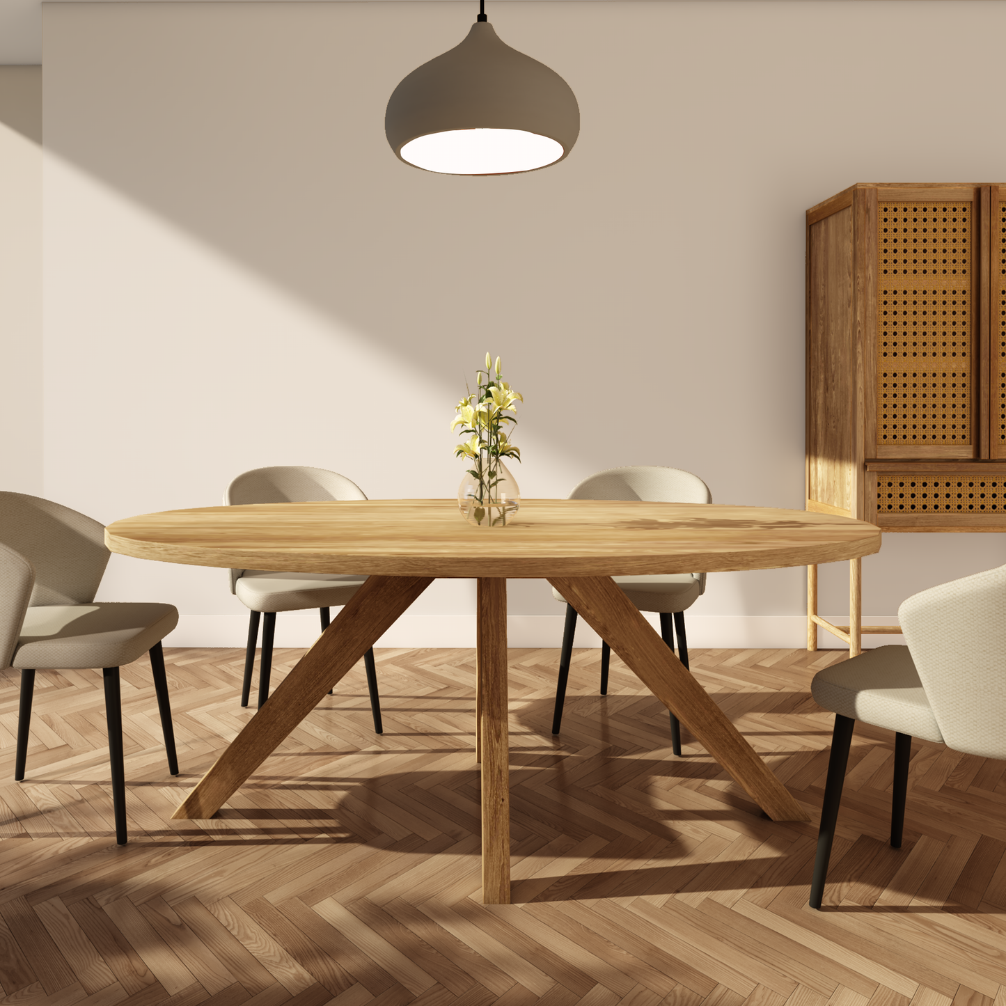 Eetkamertafel Ovaal *
