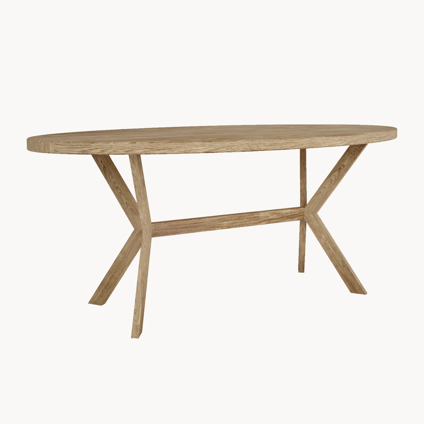Eettafel Cross Oval