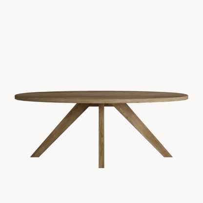 table à manger ovale