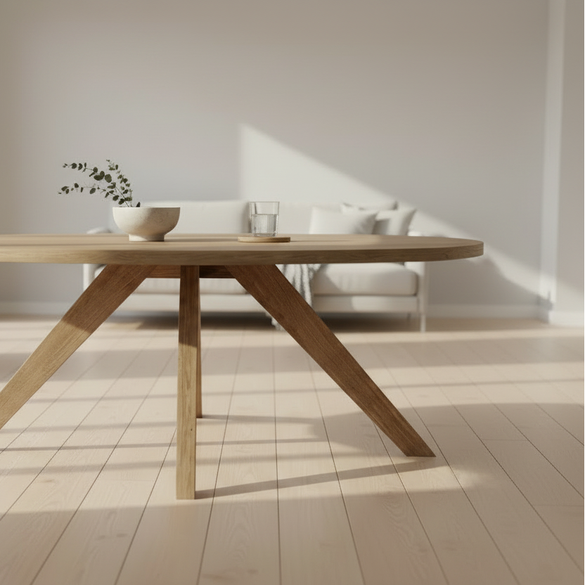 table à manger ovale