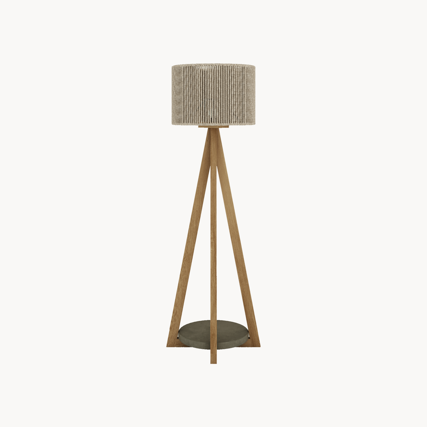 Vloerlamp Milos rope