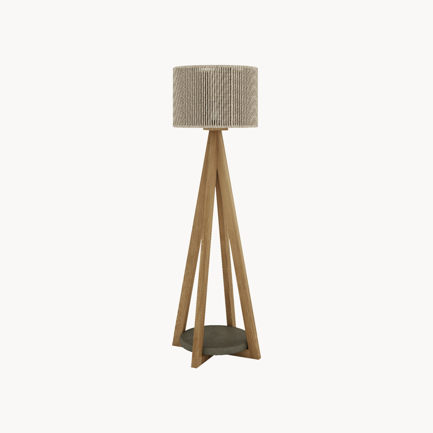 Vloerlamp Milos rope