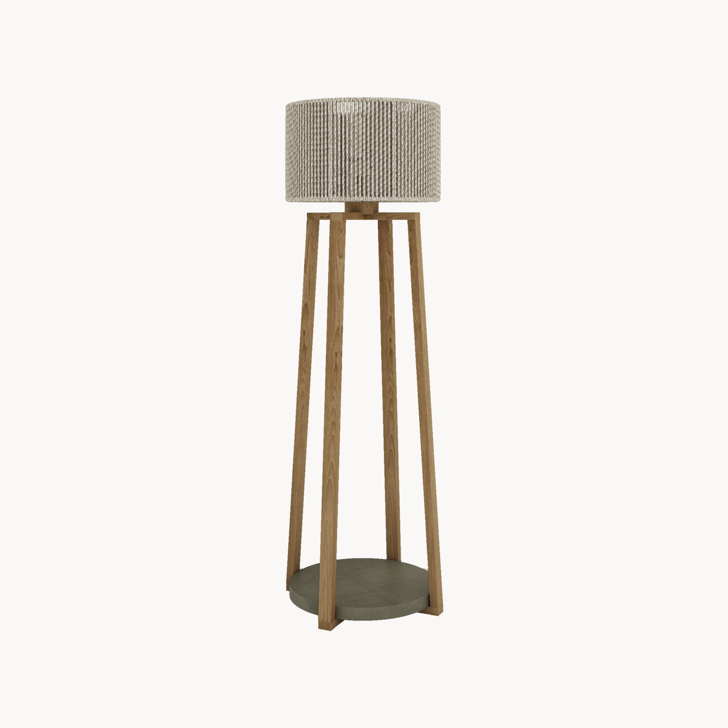 Vloerlamp Cross Corfu rope